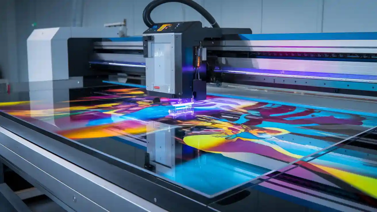 UV Flatbed Printing on Acrylic