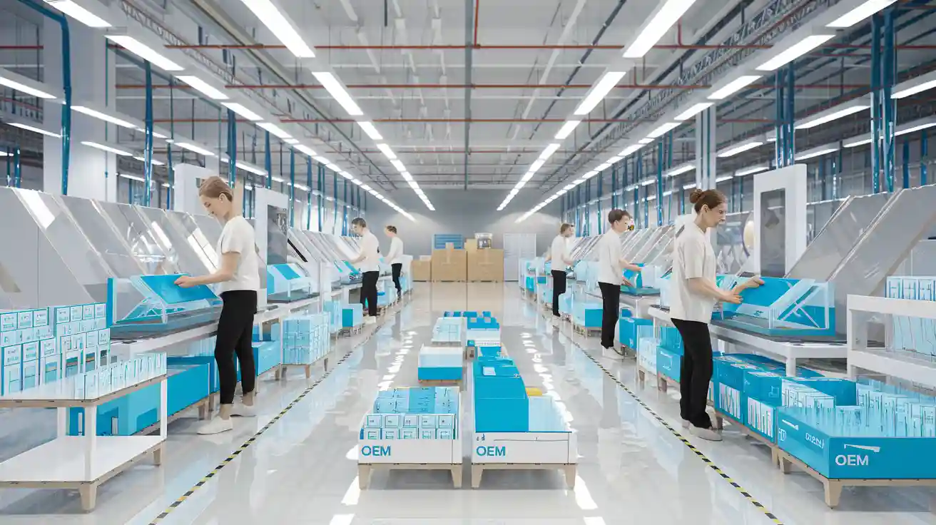 OEM Factory Floor with Acrylic Products