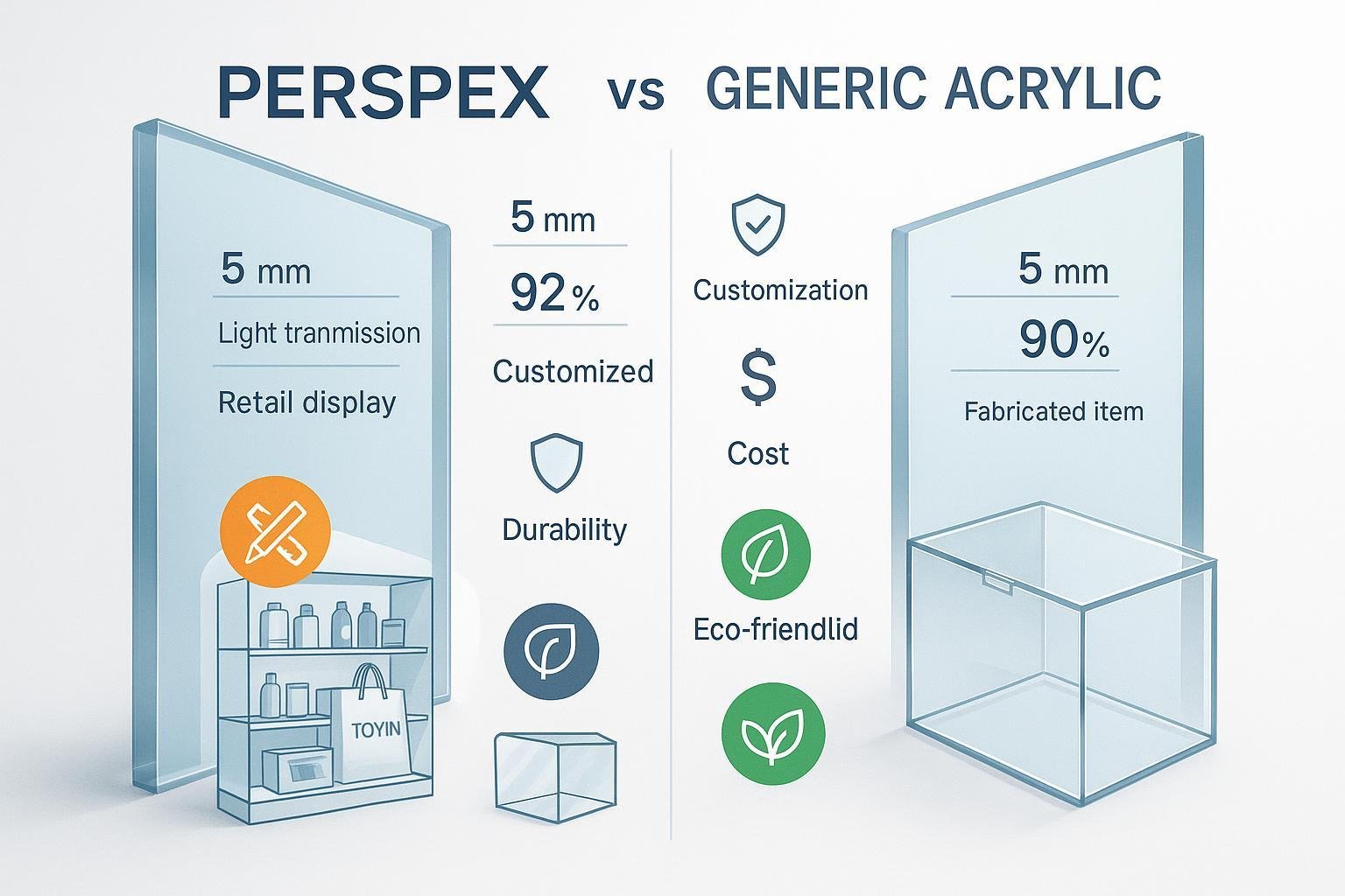 Perspex vs Acrylic Comparison for Custom Solutions and B2B Buyers