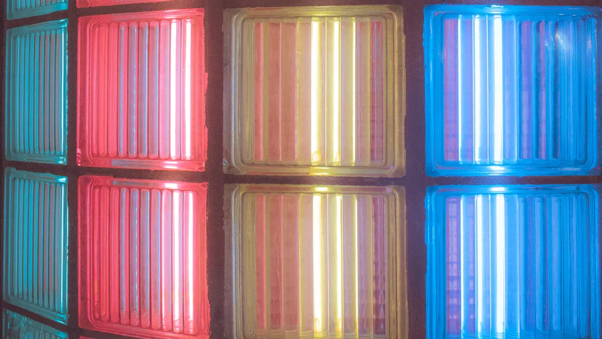 Modern Color-Block Acrylic Picture Frame Designs