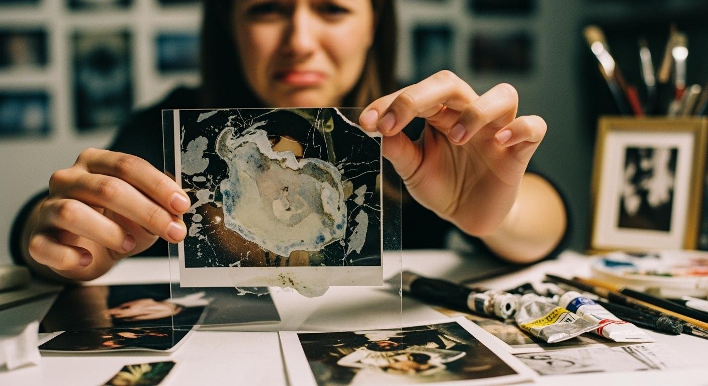 Your photos stick to acrylic? You