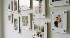 Create a Floating Gallery with Acrylic Photo Frames