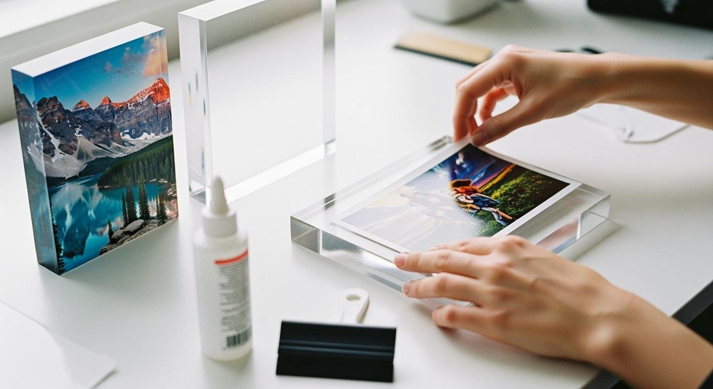 3 Easy Ways to Adhere a Photo to Acrylic