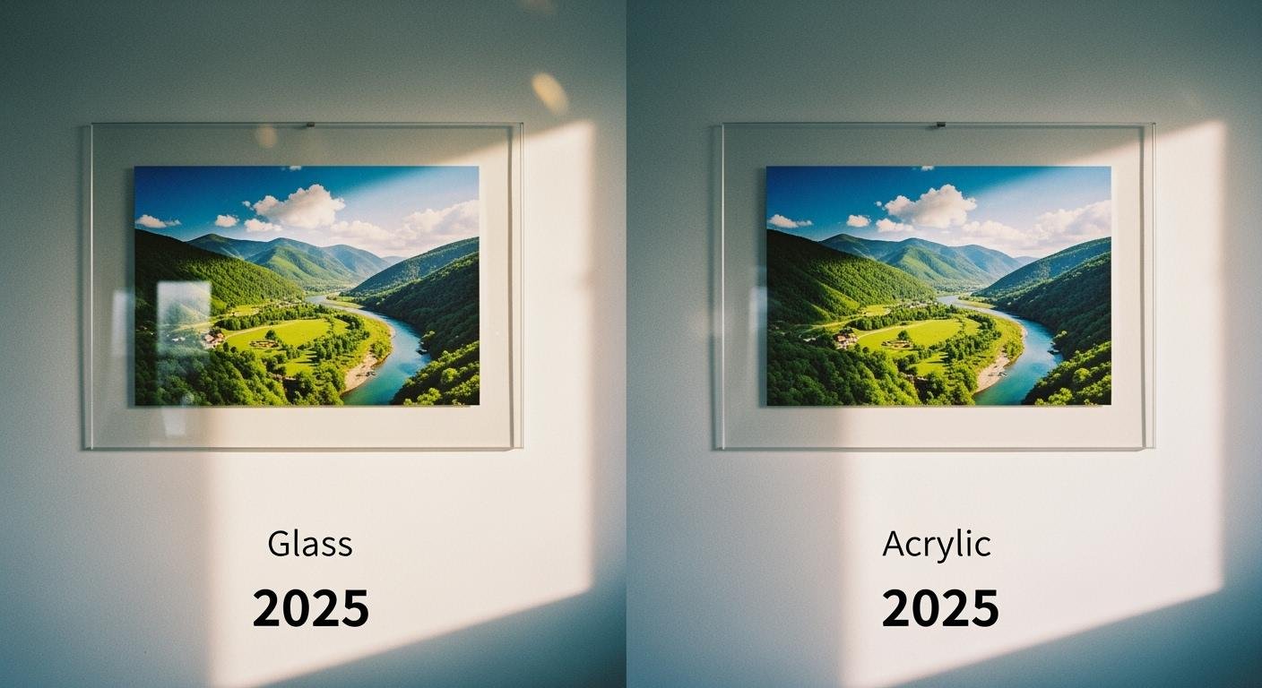 Glass vs Acrylic Picture Frames A 2025 Guide