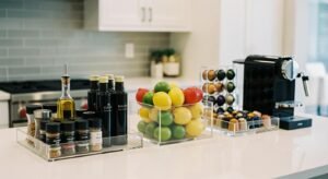 5 Clear Acrylic Trays to Organize Your Kitchen