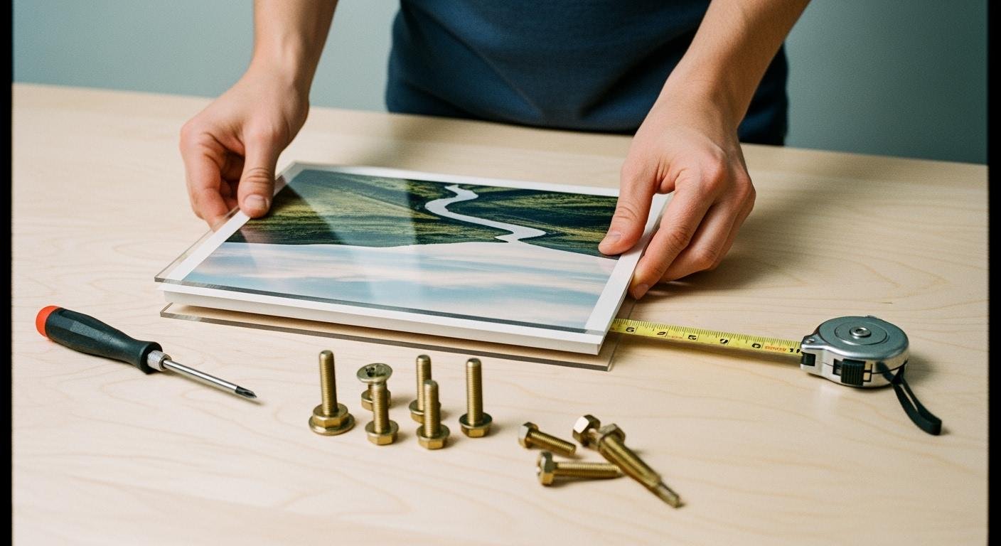 DIY Floating Acrylic Frames in 5 Easy Steps