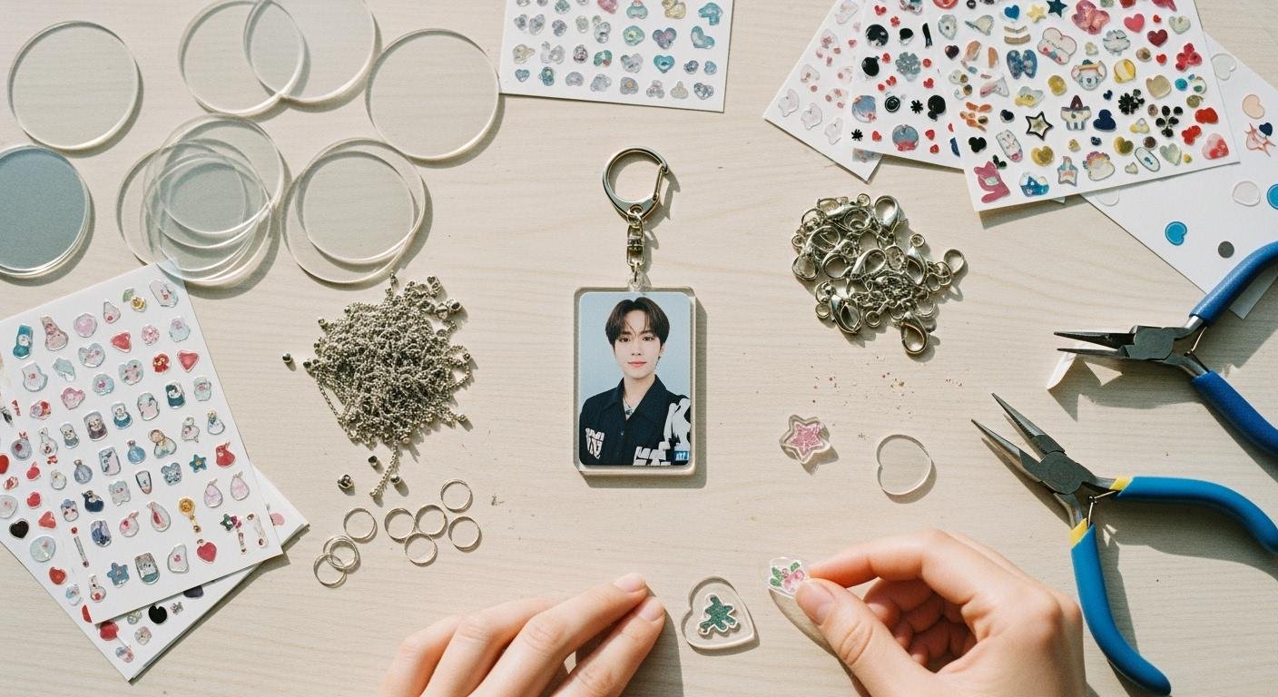 Create Your Own Acrylic Photocard Holder Keychains