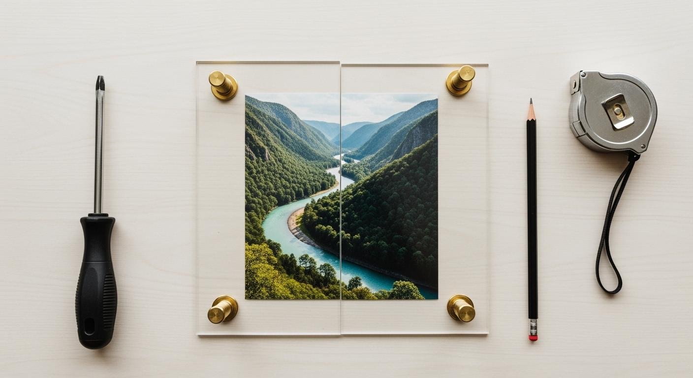 Easy DIY Acrylic Frames A Simple Supply List