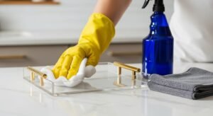 Keep Your Acrylic Trays with Handles Spotless