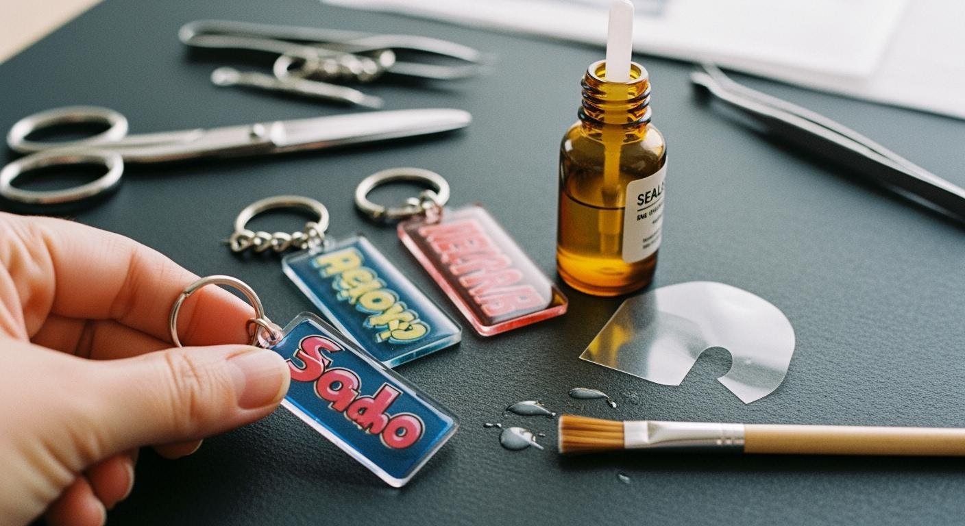 3 Simple Ways to Seal Vinyl on Acrylic Keychains