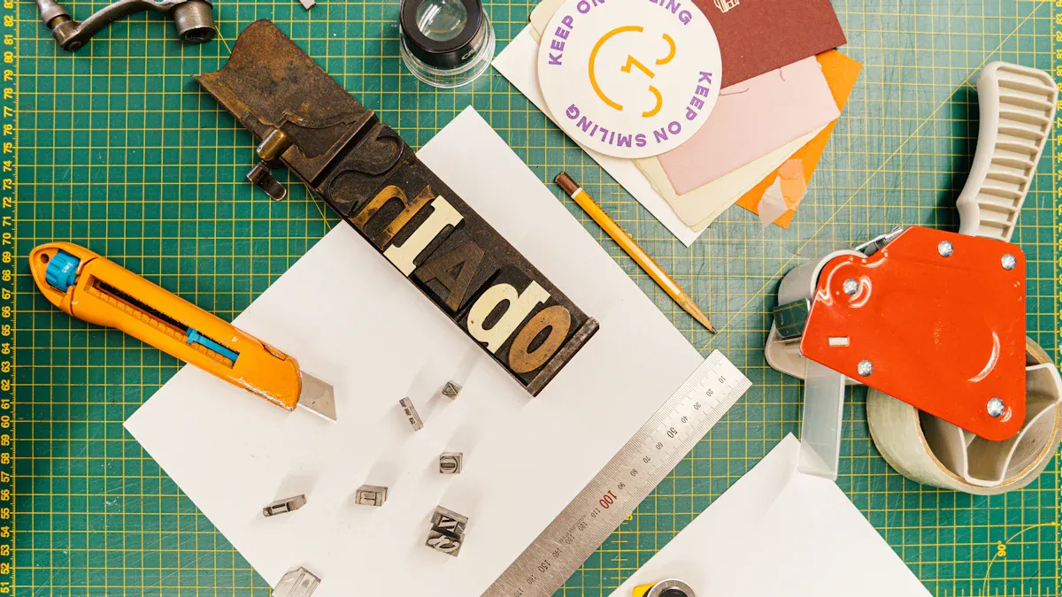 Tools And Supplies For Cutting Acrylic