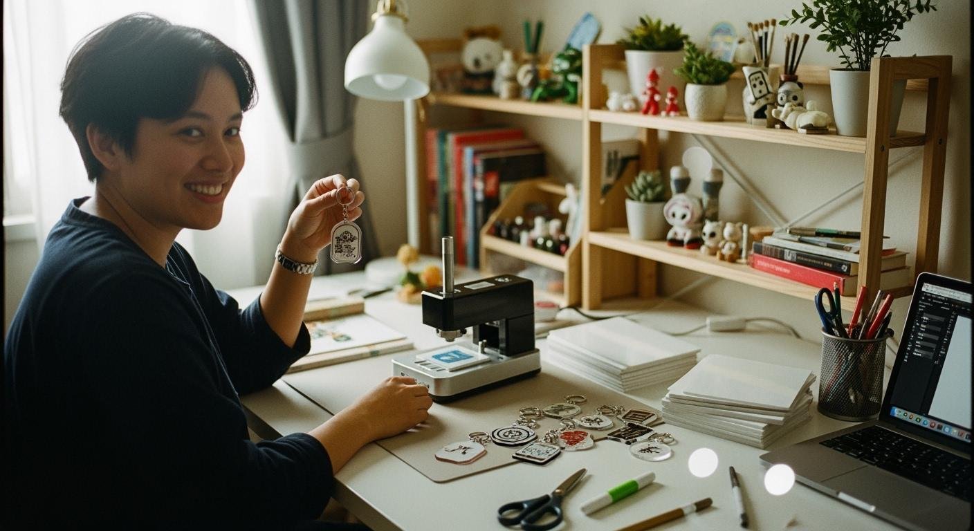 Acrylic keychains machines everyone can use at home
