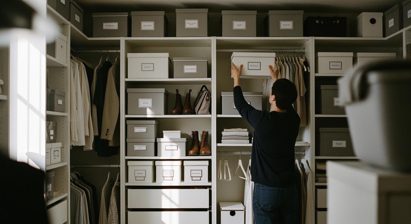 Declutter Your Closet Using Storage Boxes for Fast Results